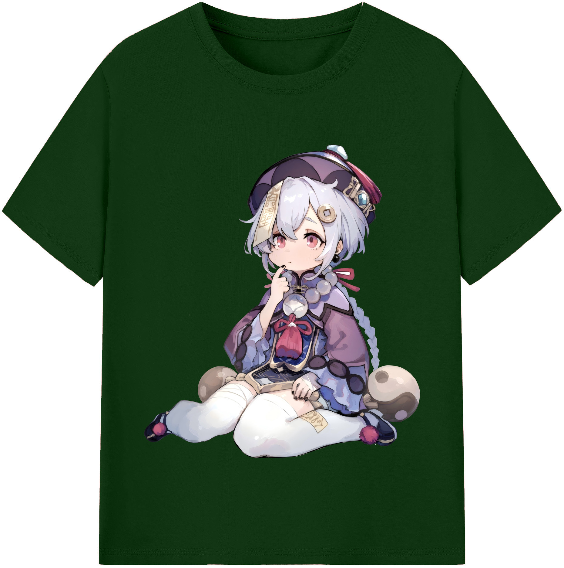 げんし神 七七 なな  genshin Nana 綿100％半袖Tシャツ（フロントプリント）
